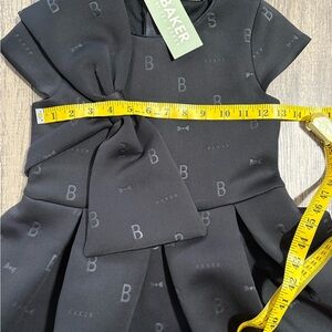 Baker by Ted Baker Bow Scuba Dress | size: 9 yrs old | color: black